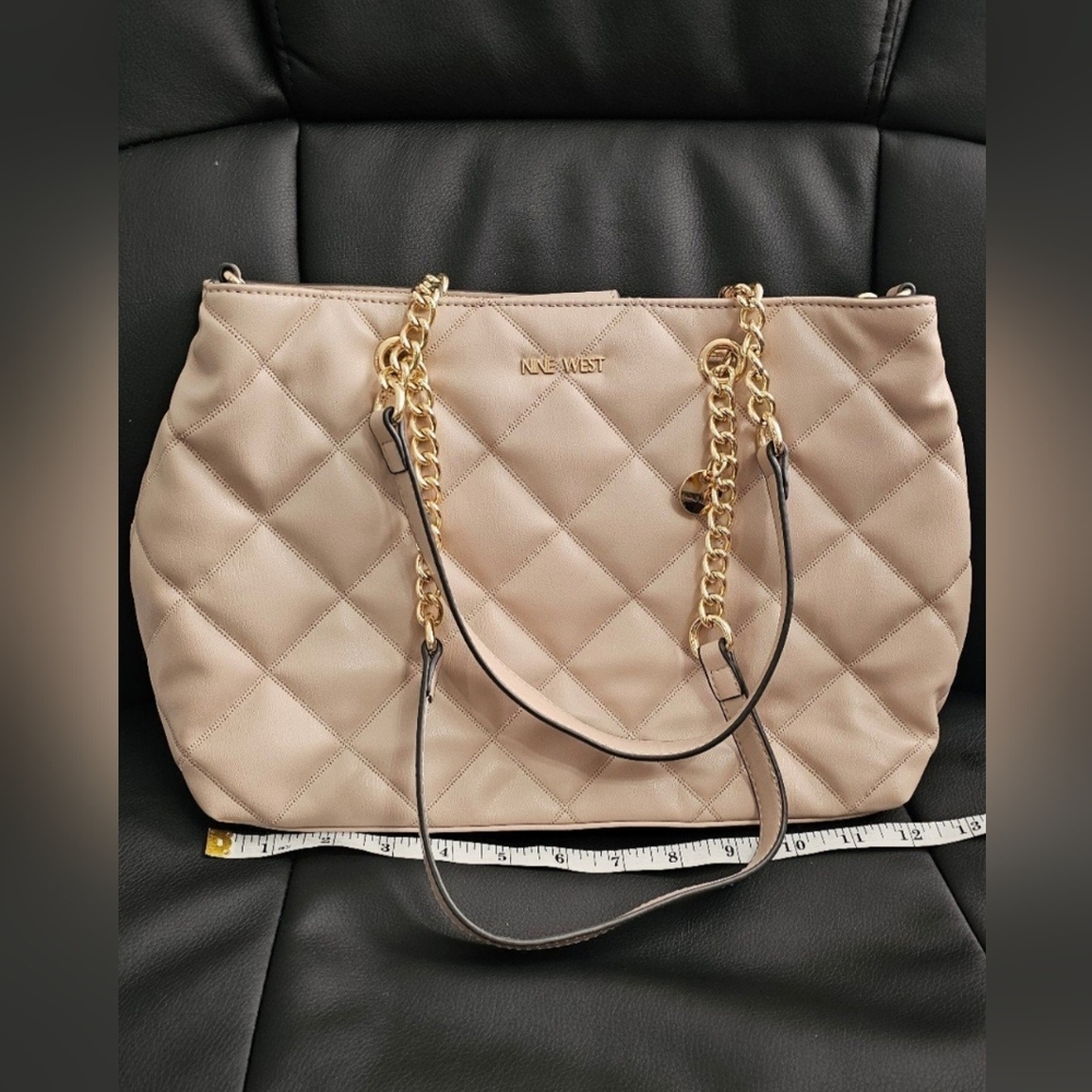 Nine West Sidonie Carryall Bag Beige/chic Cream